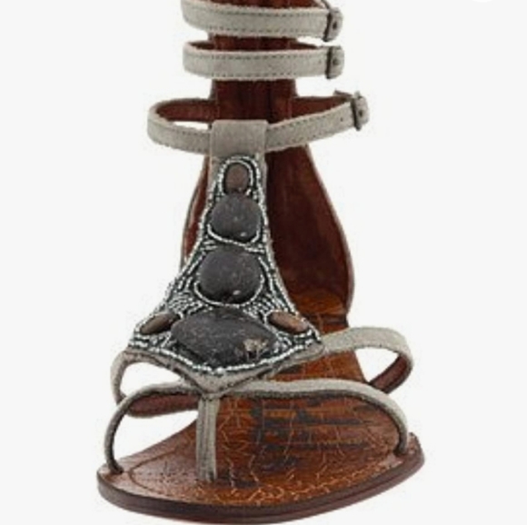 Sam Edleman Daisy Strappy Gladiator Sandal Sz 8 - Picture 2 of 5